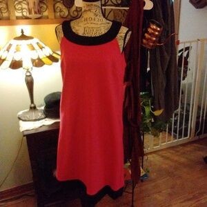 Women's mod Barbie pink and black sleeveless size 4 by LOFT NWOT